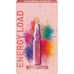 Give 110 percent! Non-stop! An active concentrate for stronger skin that is brimming with energy. Energy Load